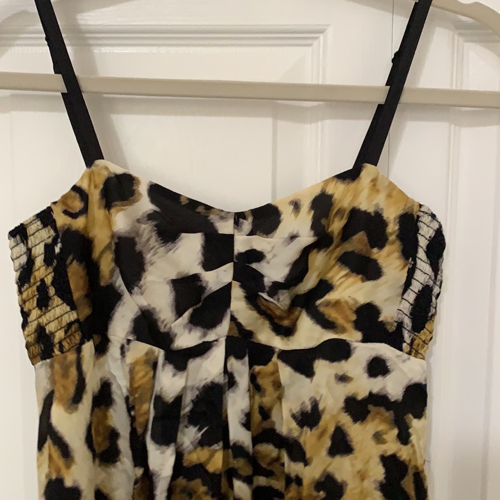 betsey johnson animal print mini dress - Picture 7 of 8